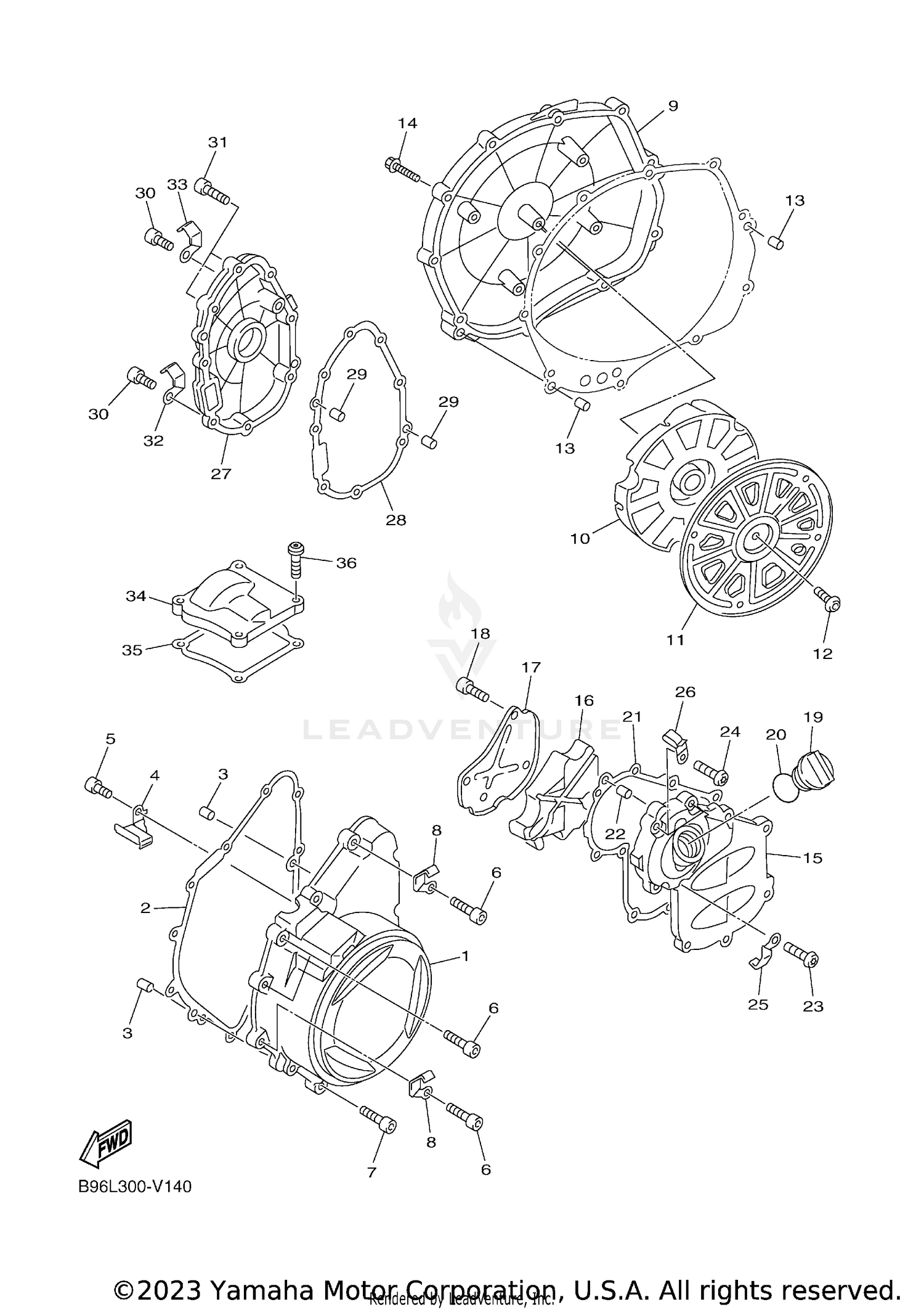 CRANKCASE COVER 1