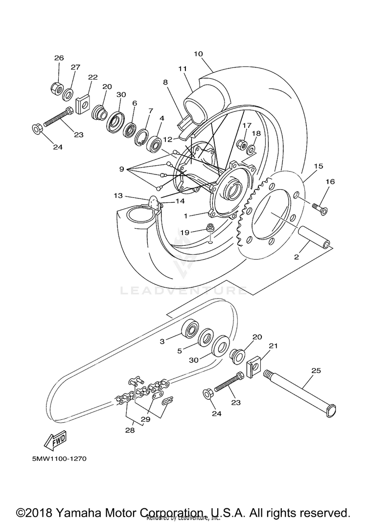 Rear Wheel Schematic