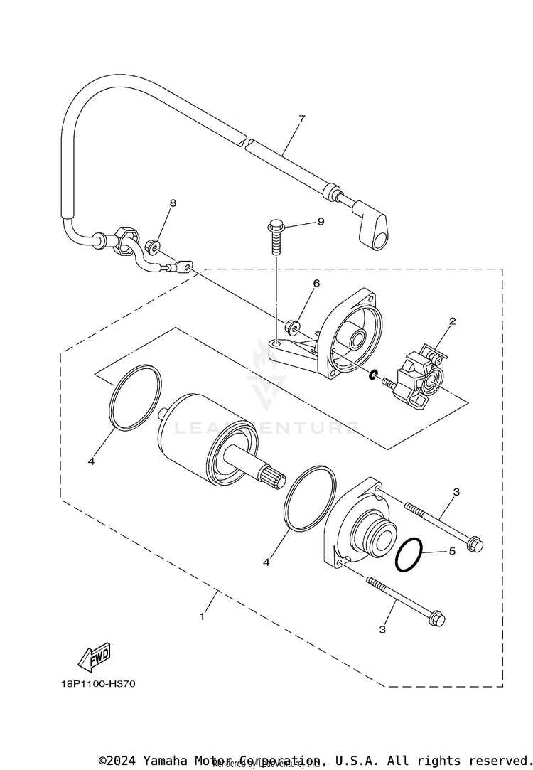 Starting Motor Schematic