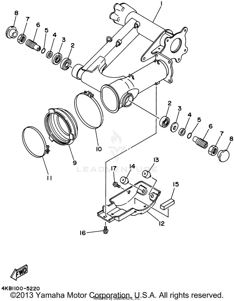 Rear Arm Schematic