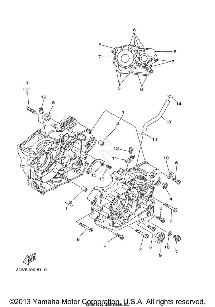 Crankcase Schematic