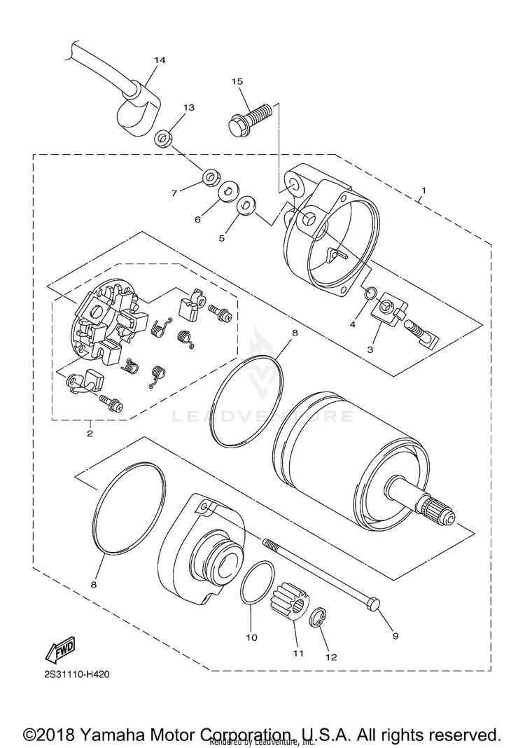 Starting Motor Schematic