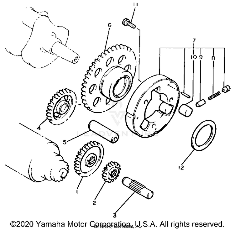 Starter Clutch Schematic