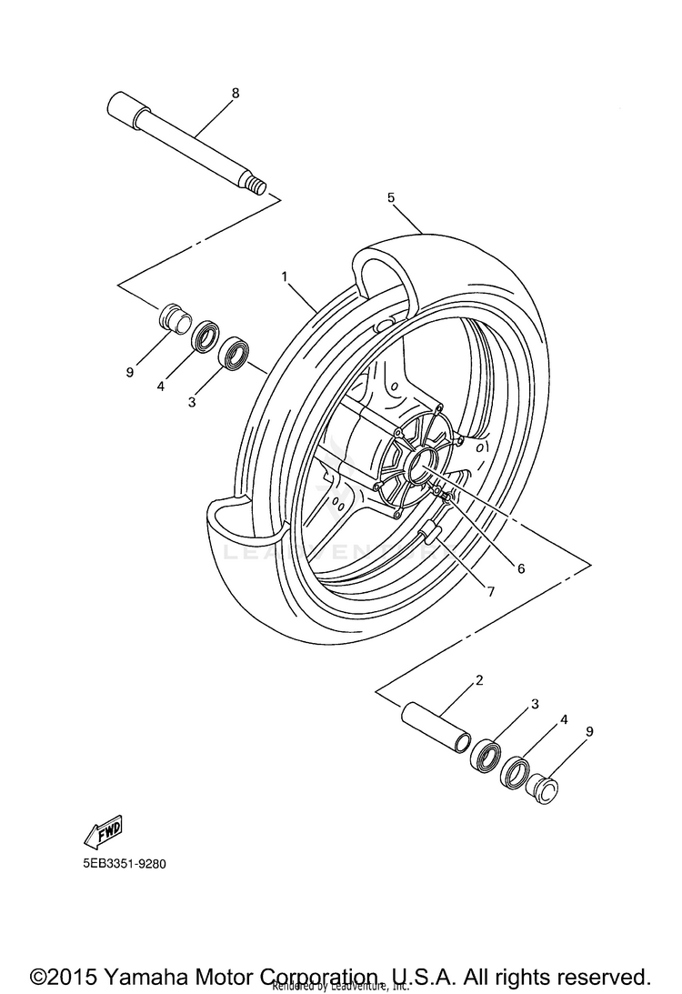 Front Wheel Schematic