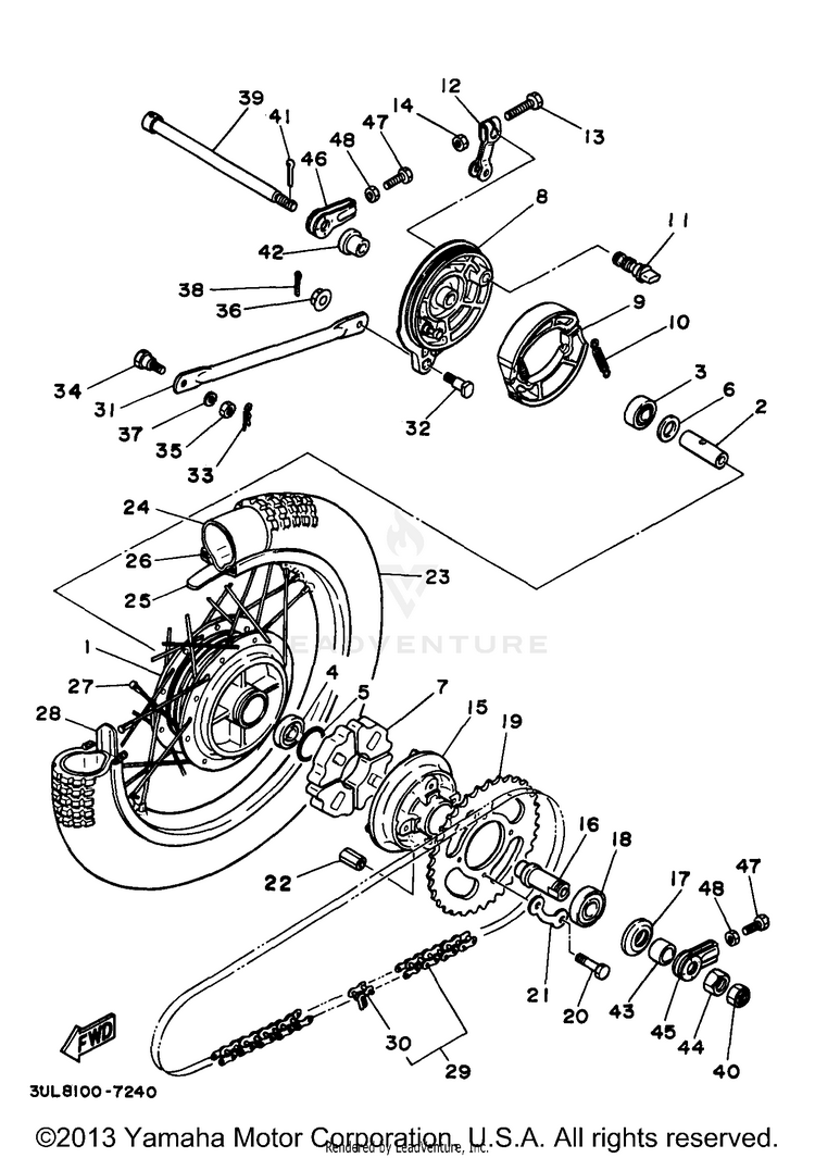 Rear Wheel Schematic