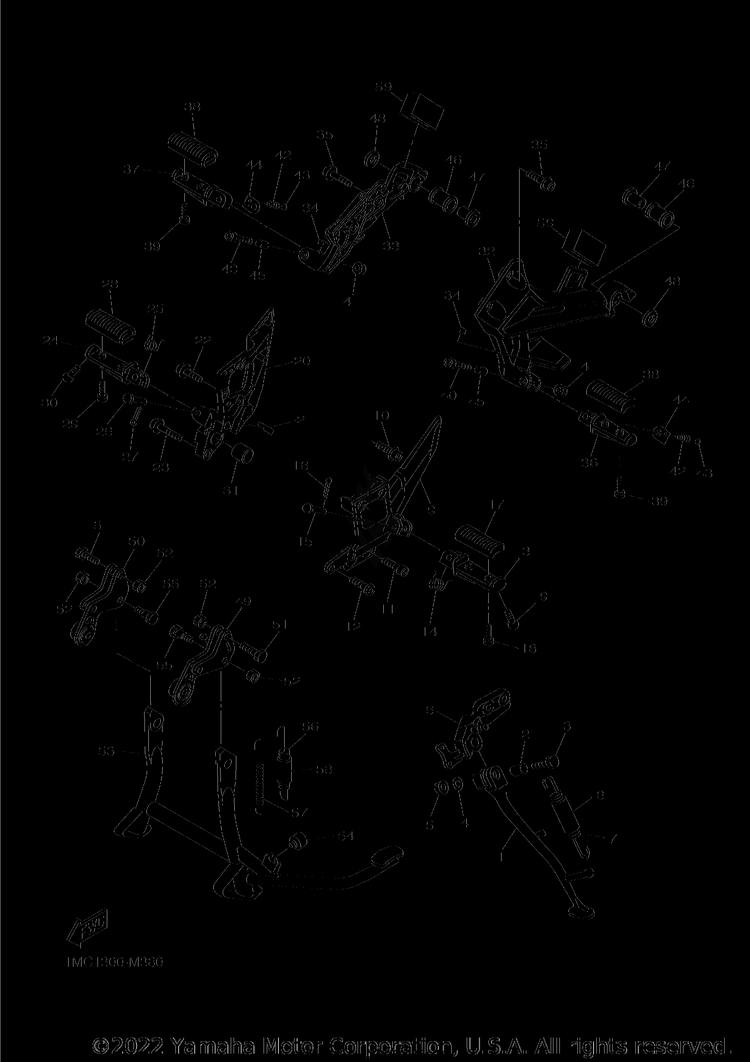 Stand Footrest Schematic