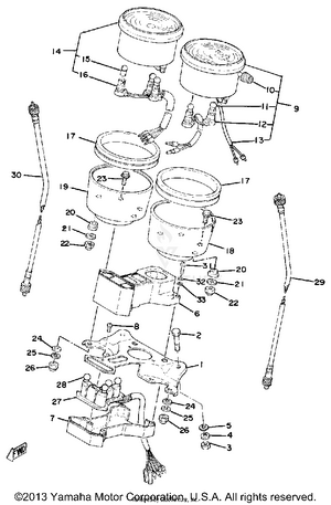 Speedometer - Tachometer Schematic