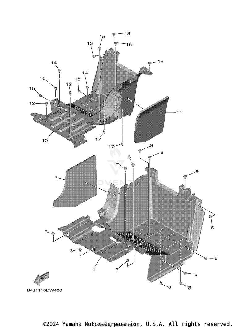 Stand & Footrest 2 Schematic