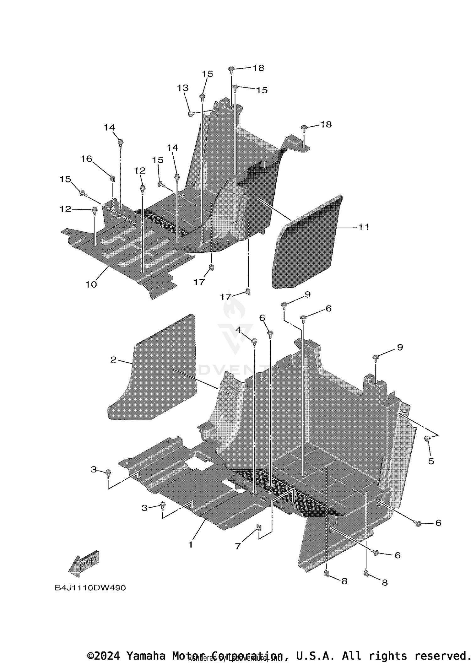 STAND FOOTREST 2