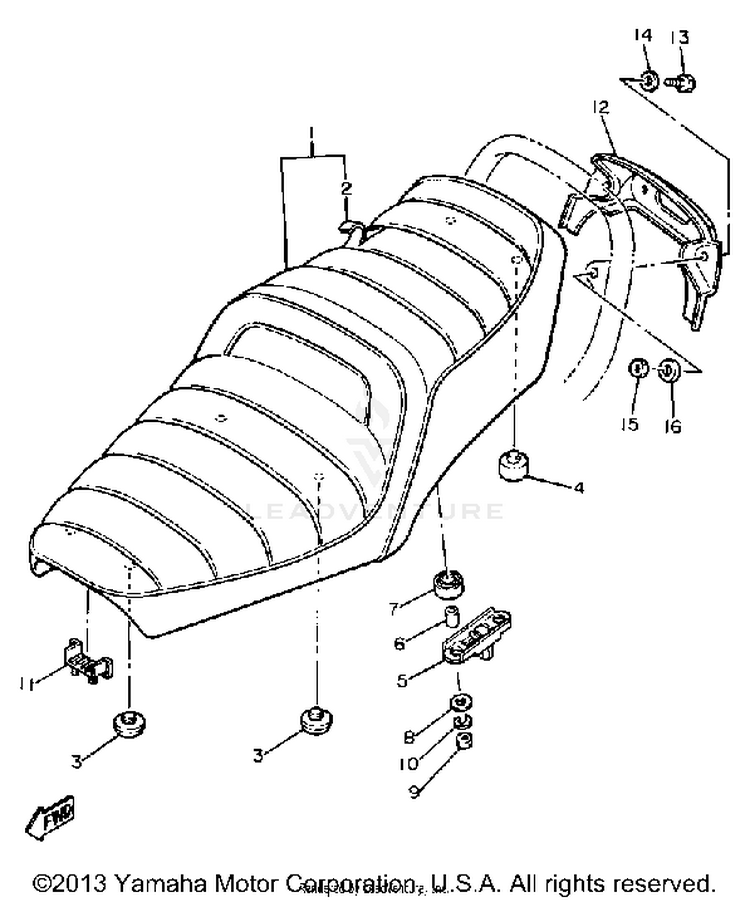 Seat XS1100SH - 1981 Schematic