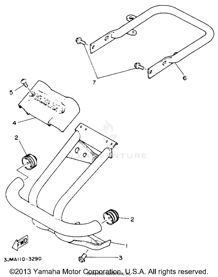 Guard BLASTER - YFS200E - 1993 Schematic