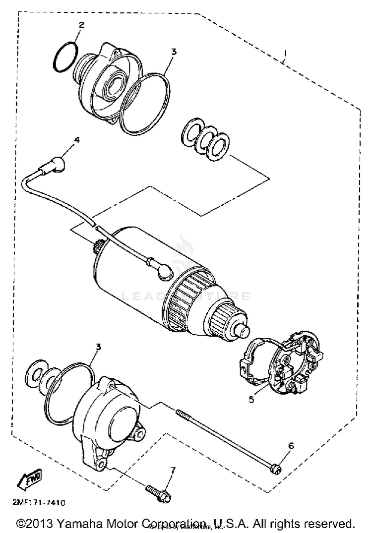 Starting Motor Schematic