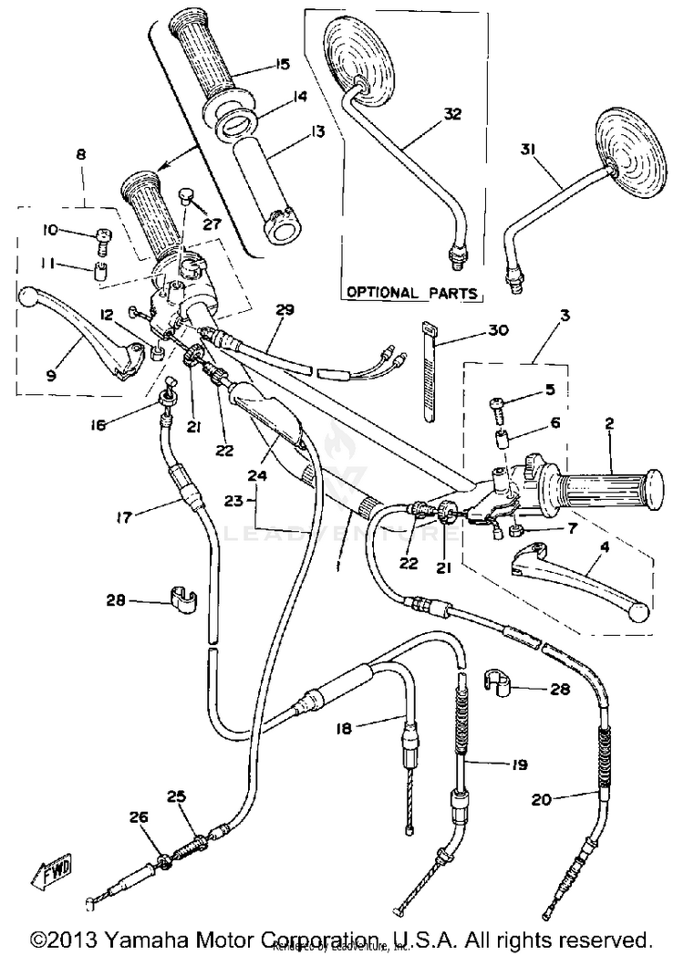 Handle Wire Schematic