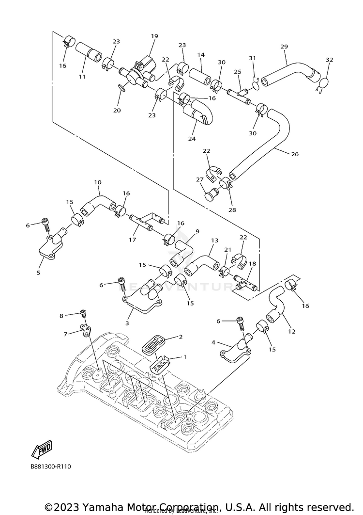 Air Induction System Schematic