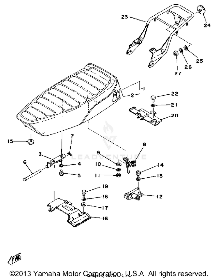 Seat - Carrier LB80_3D - 1977 Schematic