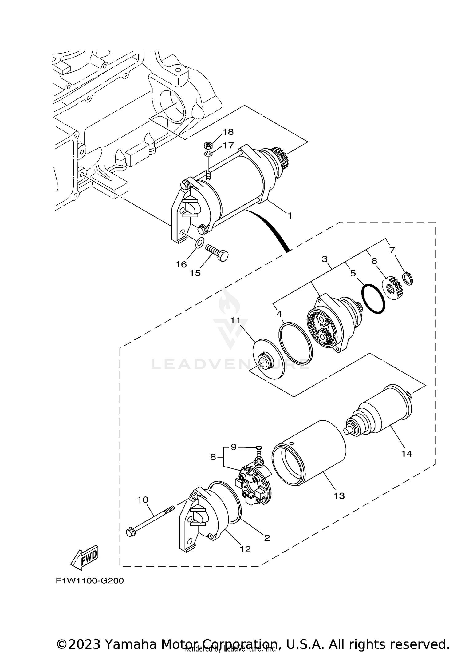 STARTING MOTOR