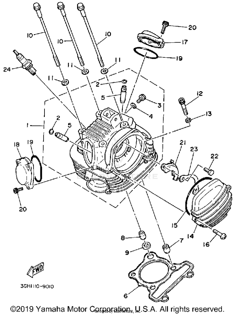 Cylinder Head Schematic
