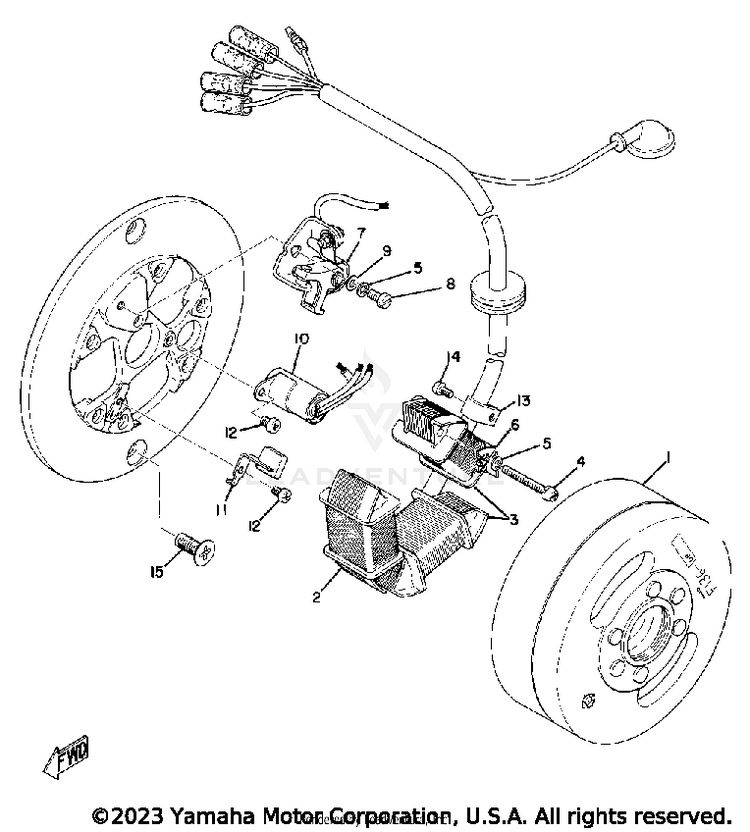 Flywheel AT2M - 1972 Schematic