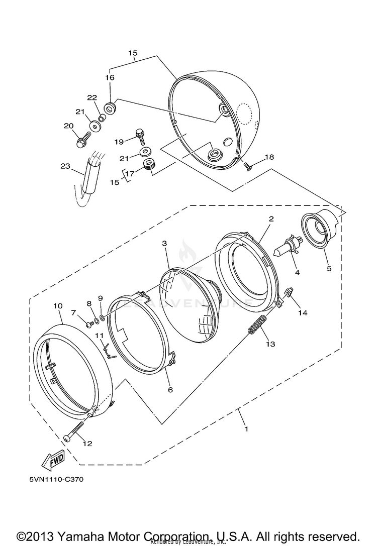 Headlight Schematic