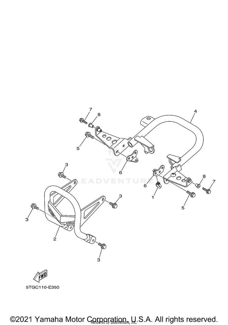 Guard YFZ450 - YFZ450XGY - 2008 Schematic