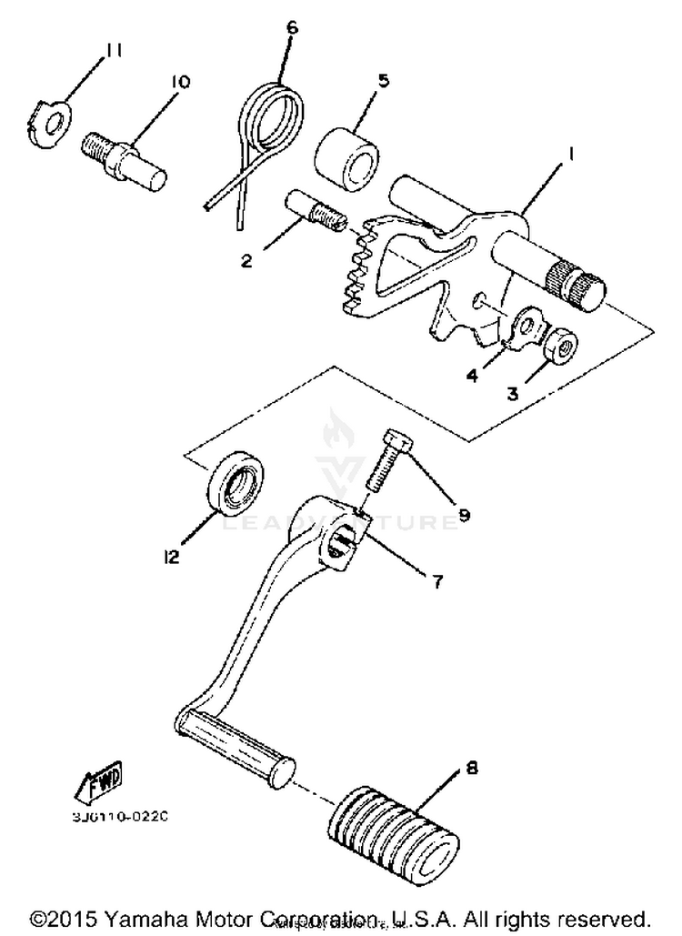 Shift Shaft Pedal Schematic