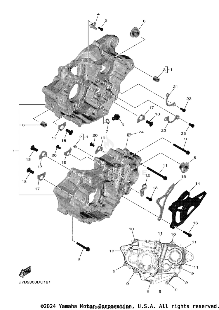 Crankcase Schematic