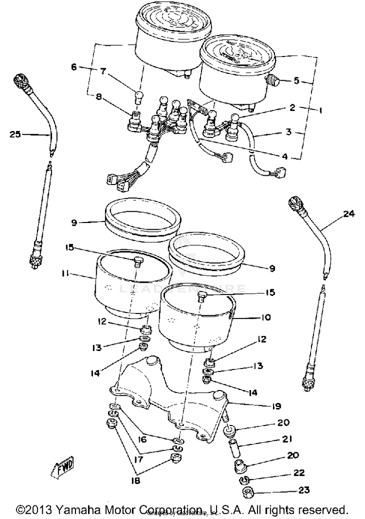 Speedometer - Tachometer Schematic