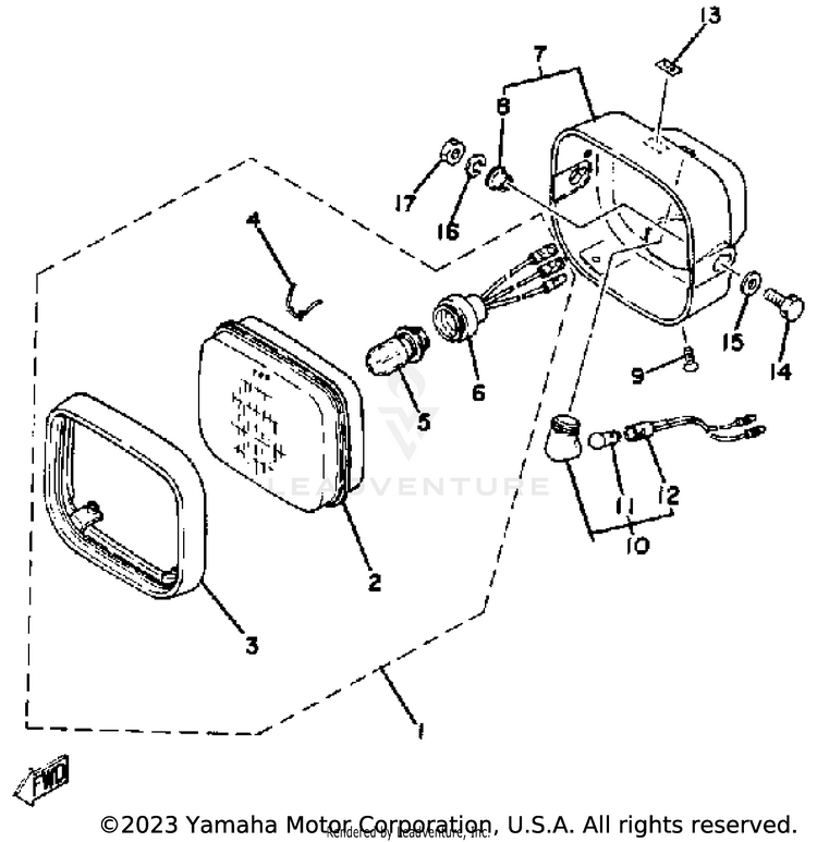 Headlight Yt125g Schematic