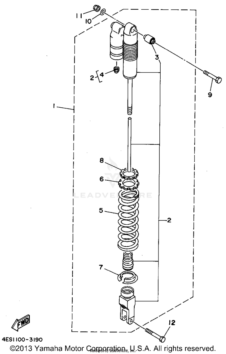 Rear Suspension Schematic