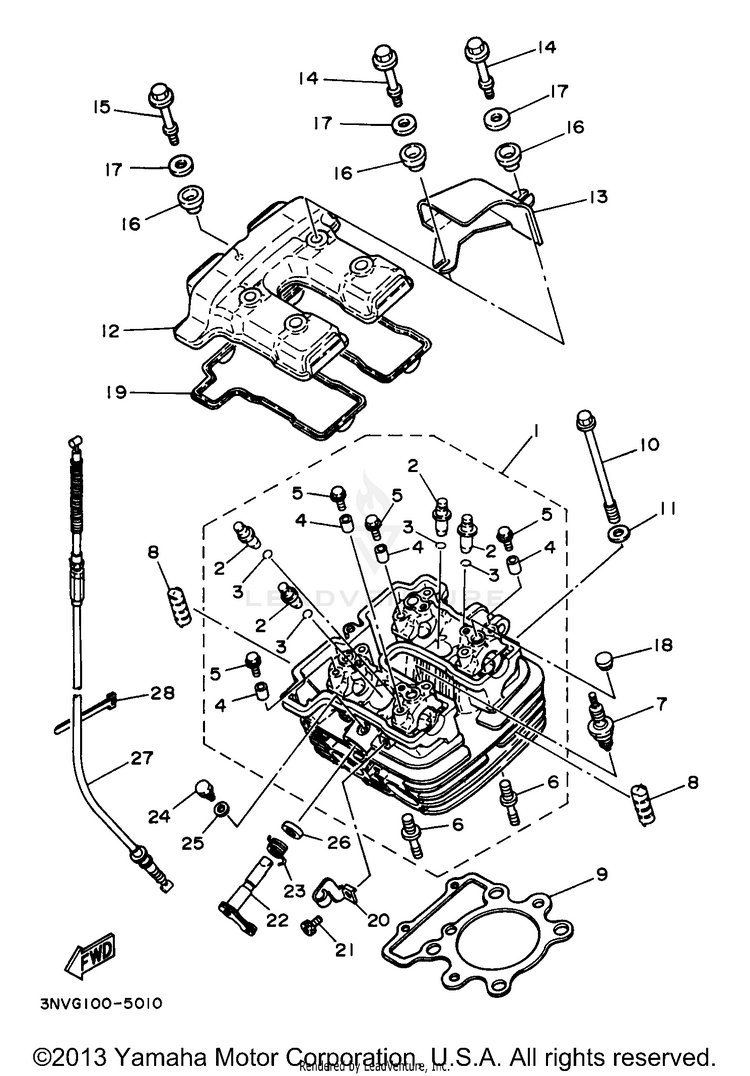 Cylinder Head Schematic