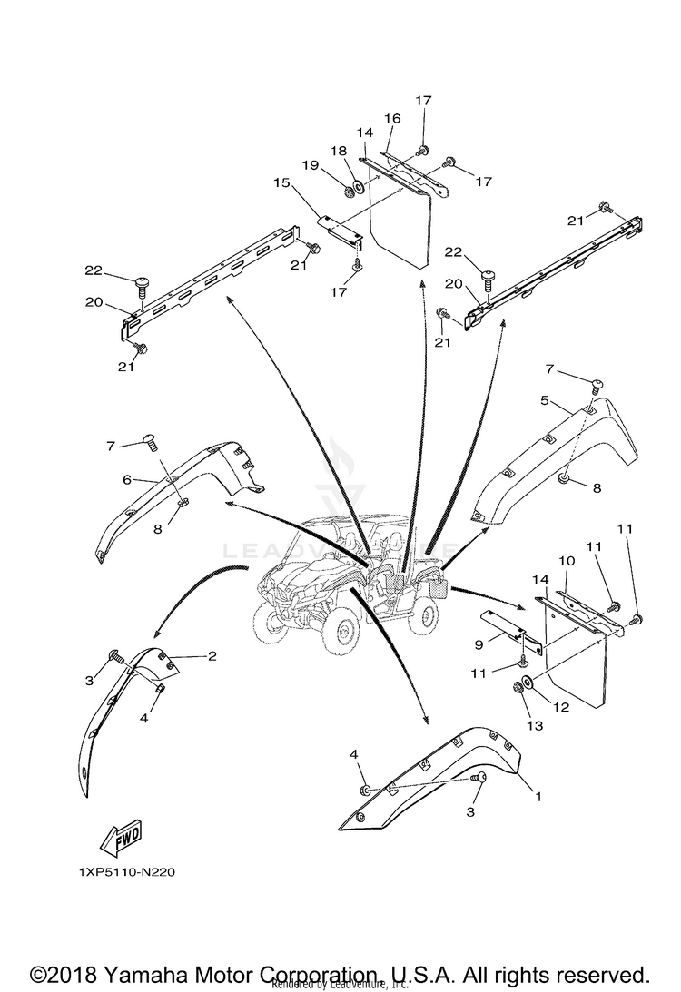 Fender VIKING EPS SE - YXM700PSF - 2015 Schematic