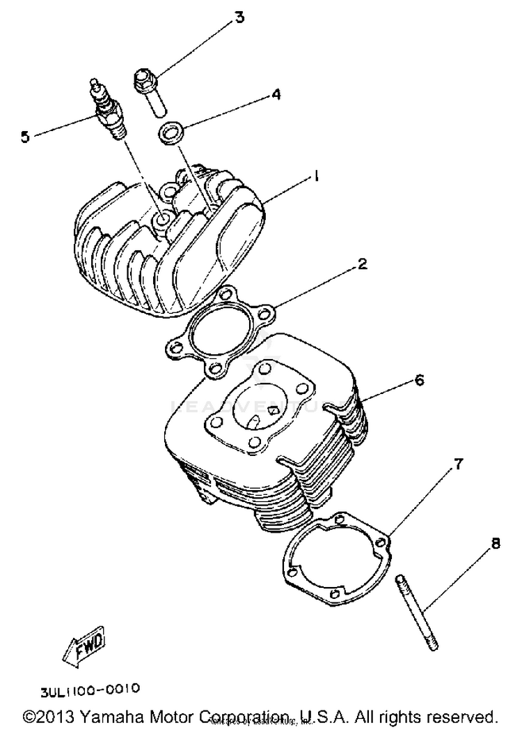 Cylinder Head Schematic