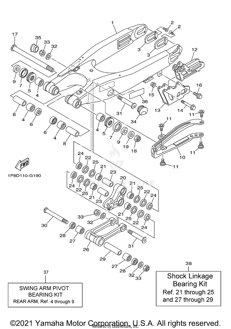 Rear Arm Schematic