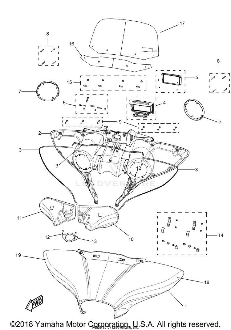 Cowling Windshield Schematic