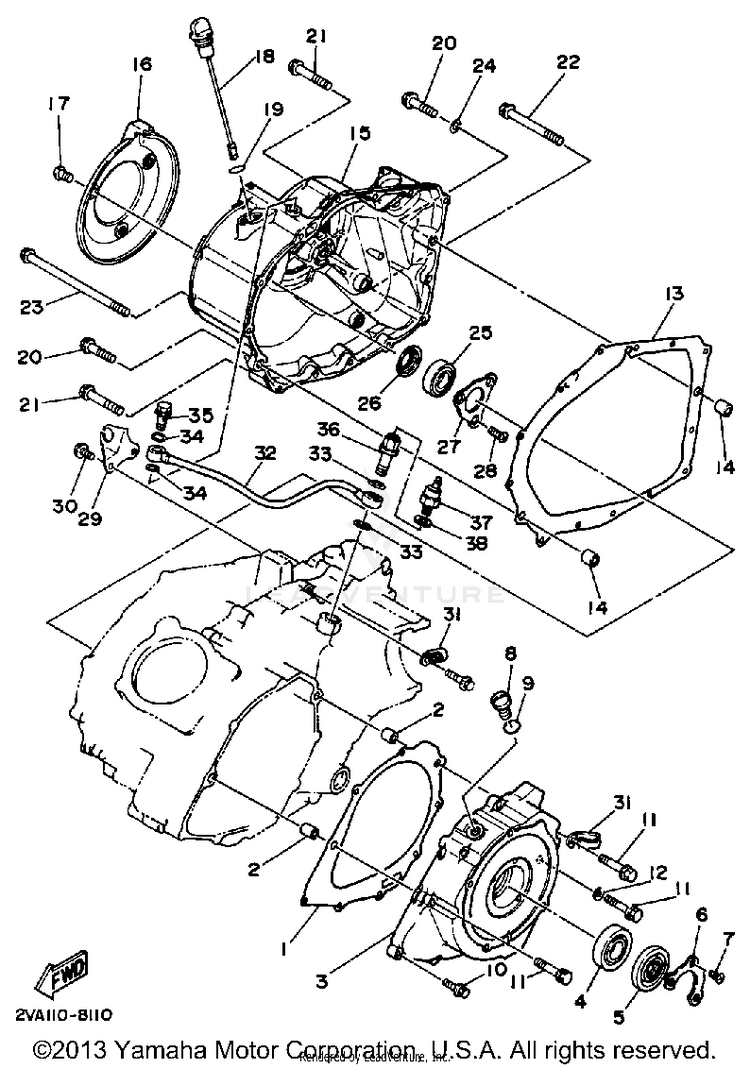 Crankcase Cover Schematic