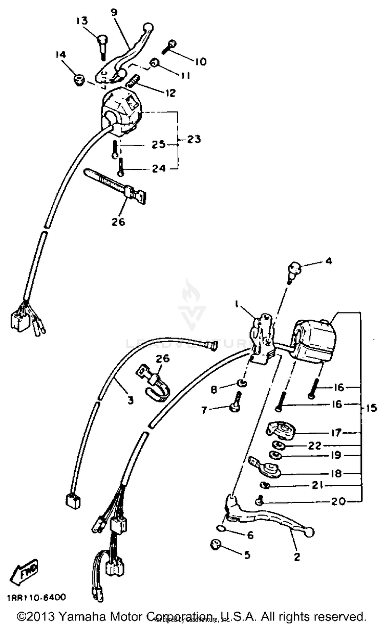 Handle Switch Lever Schematic