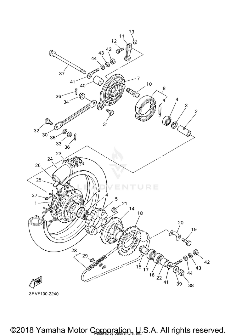 Rear Wheel Schematic