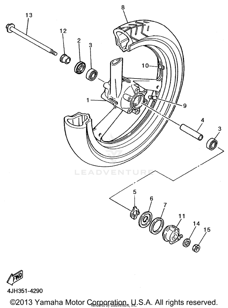 Front Wheel Schematic