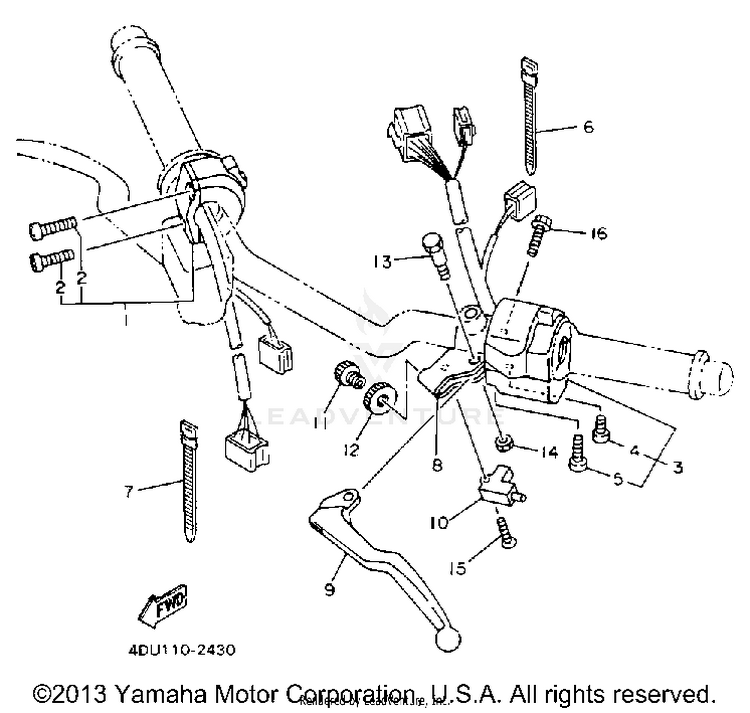 Handle Switch Lever Schematic