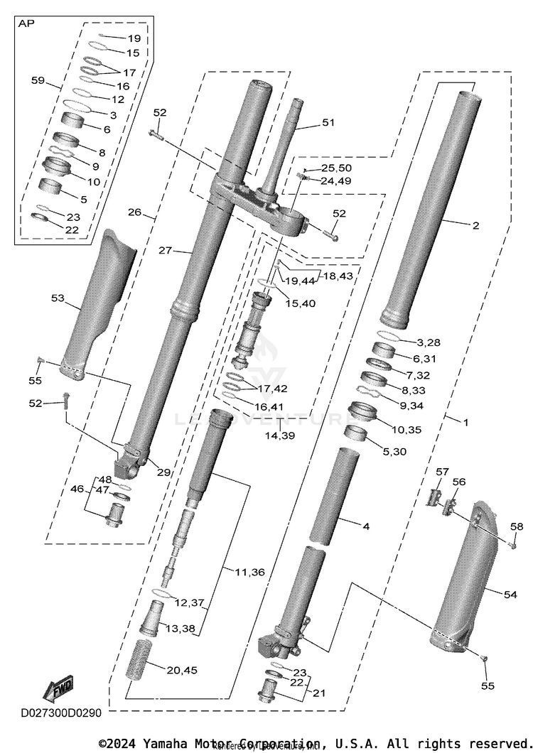 Front Fork Schematic