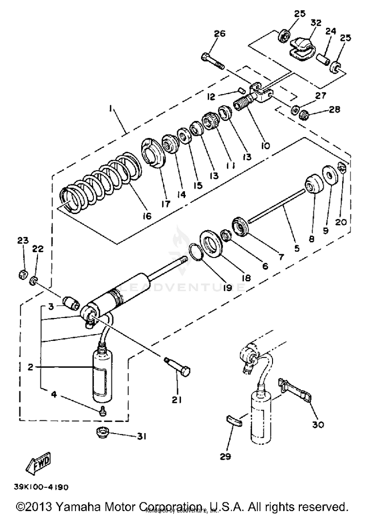 Rear Shocks Schematic