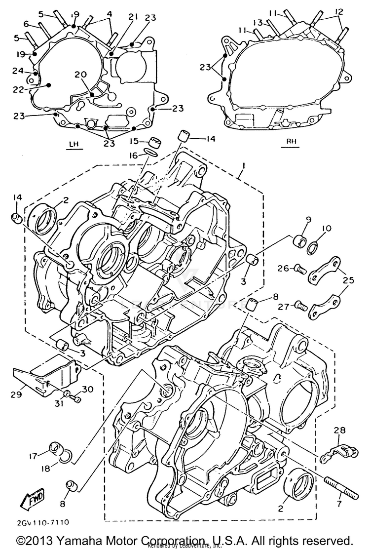 Crankcase Schematic