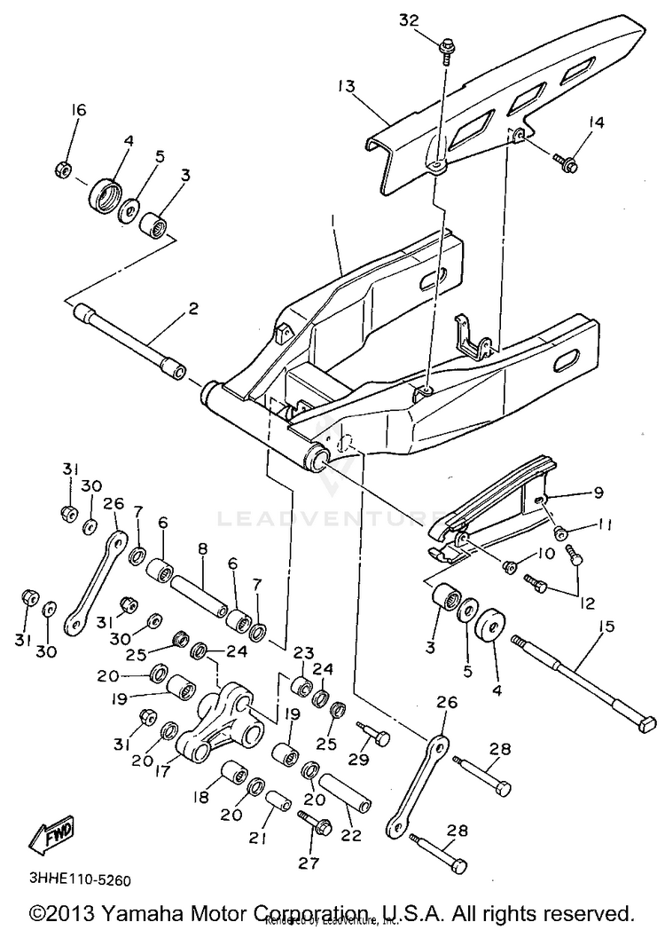 Rear Arm Schematic