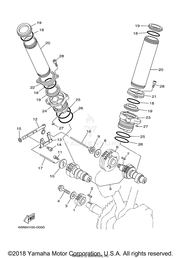 Camshaft Chain Schematic