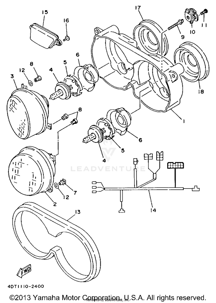 Headlight Schematic