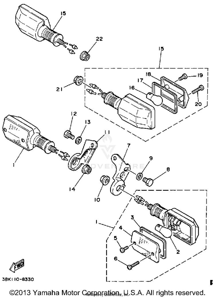 Turnsignal DT50L - 1988 Schematic