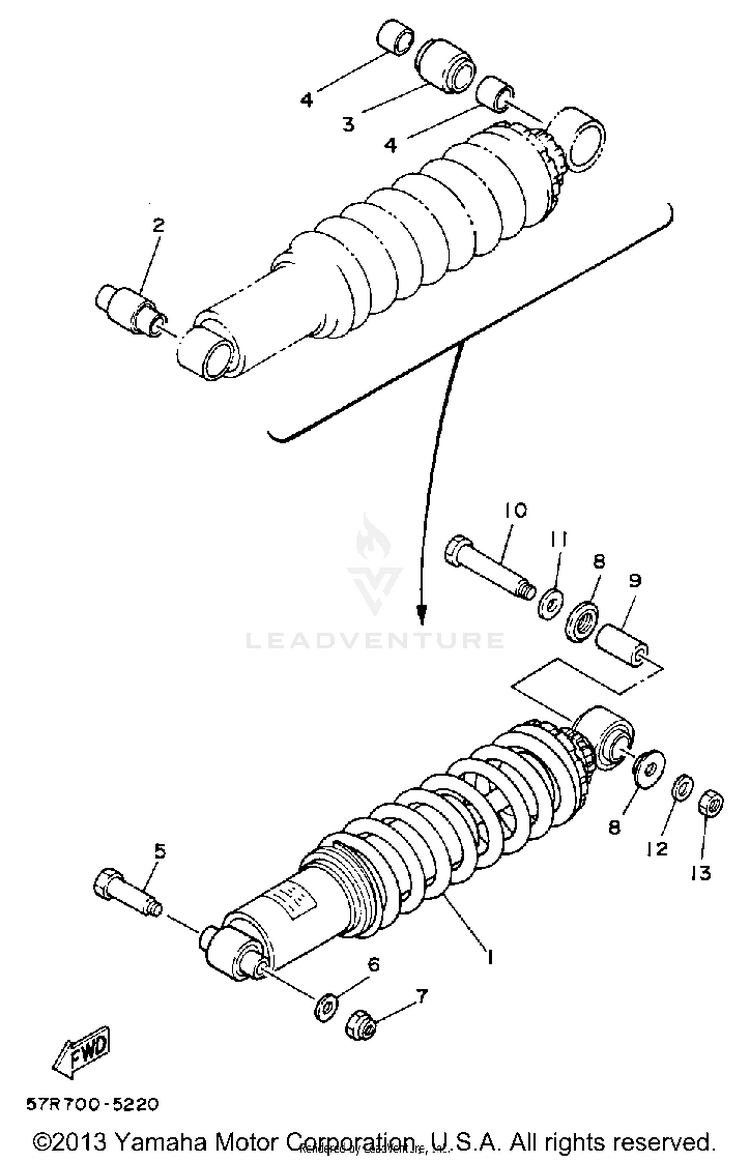 Rear Shocks Schematic