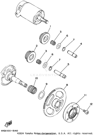 Starter Clutch Schematic