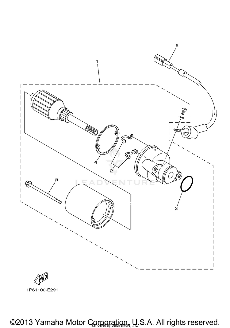 Starting Motor Schematic