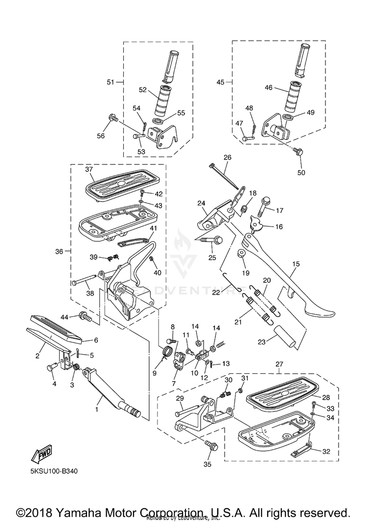 Stand Footrest Schematic